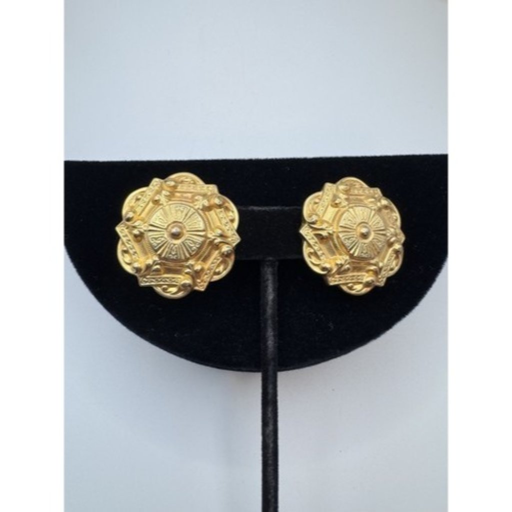 Ben-Amun Gold Statement Earrings 55$
